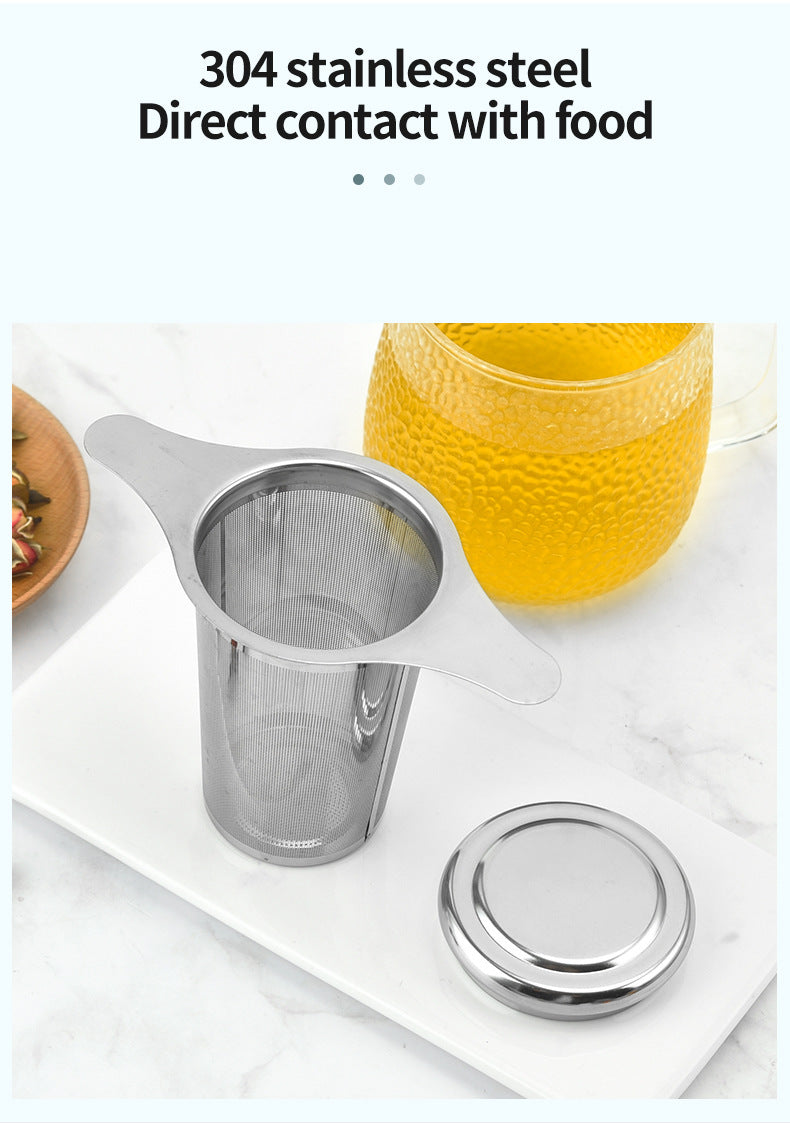 Stainless Steel with Lid Filer Tea