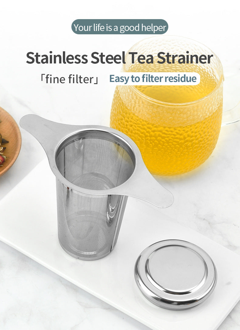 Stainless Steel with Lid Filer Tea