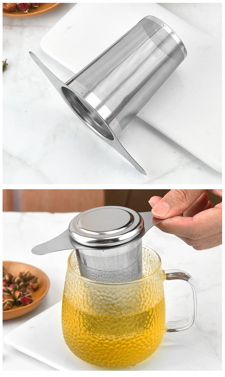 Stainless Steel with Lid Filer Tea