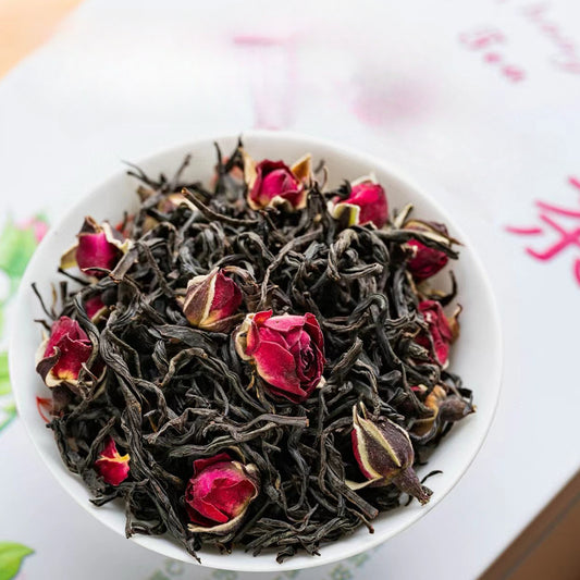 Rose Red Tea Double Petal Red Rose Combination Camellia