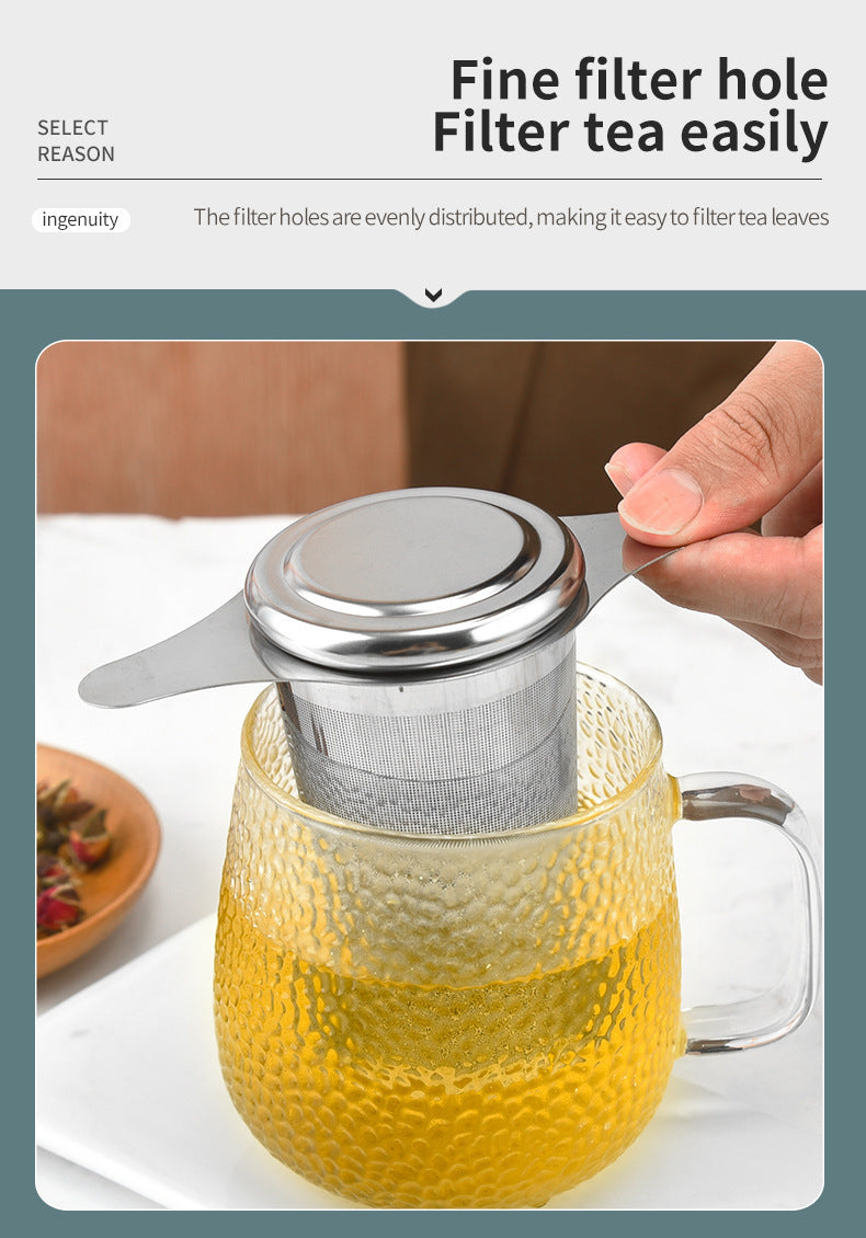 Stainless Steel with Lid Filer Tea